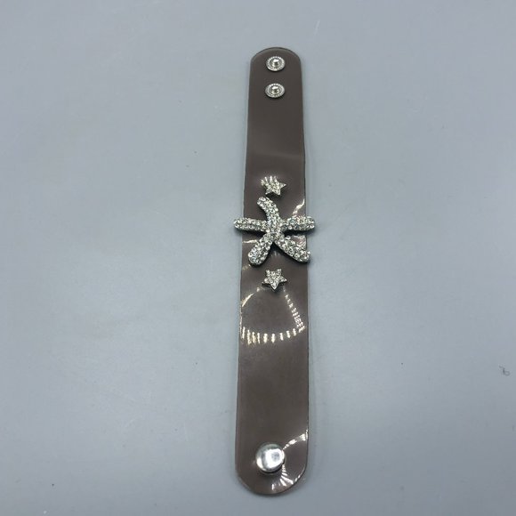 NWT Brown Plastic Starfish bracelet - Picture 1 of 4